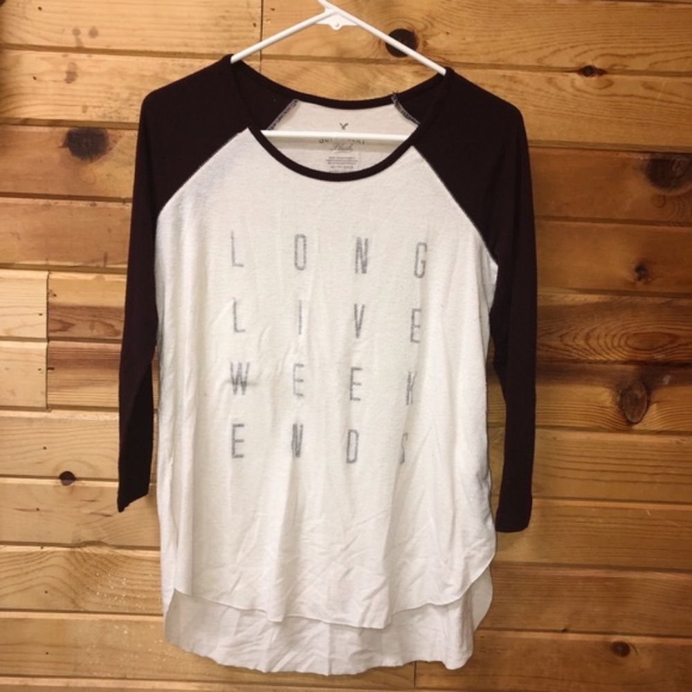 American eagle baseball T soft and sexy plush